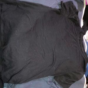 Plain black shirt